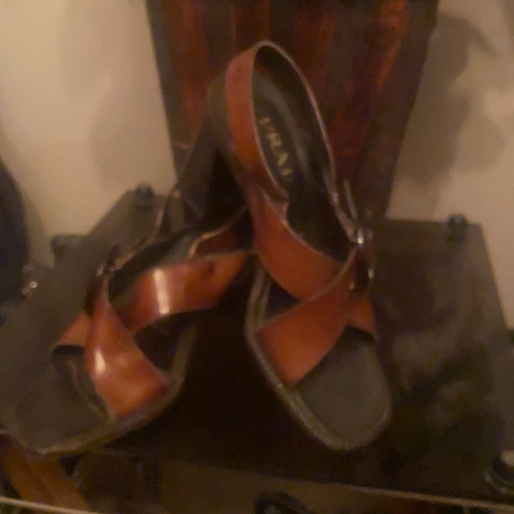 Prada chunky heels